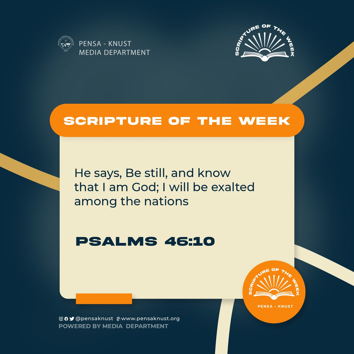 pensa_media's tweet photo. #ScriptureofTheWeek
#ServicetoGodThroughIT https://t.co/TP5rGx2ILK