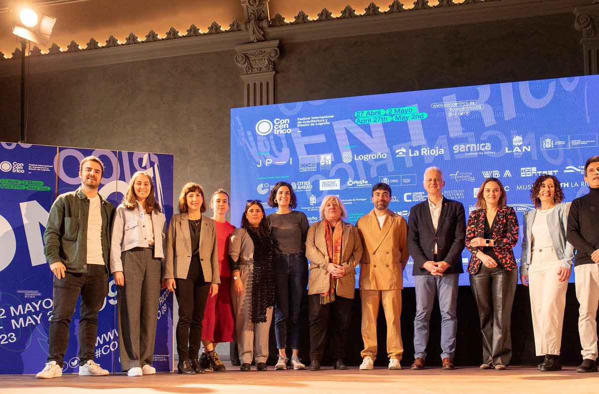 jpenaibanez's tweet photo. Ya disponible en la web todo el programa de @concentricofest:  https://t.co/PNMkDx1oyd 

Gracias a todas las personas que os habéis sumado a la presentación de #Concéntrico09

Nos vemos en las calles del 27 de abril al 2 de mayo en #Logroño por toda la ciudad!

📸 Javier Antón https://t.co/zRyyoODWX4