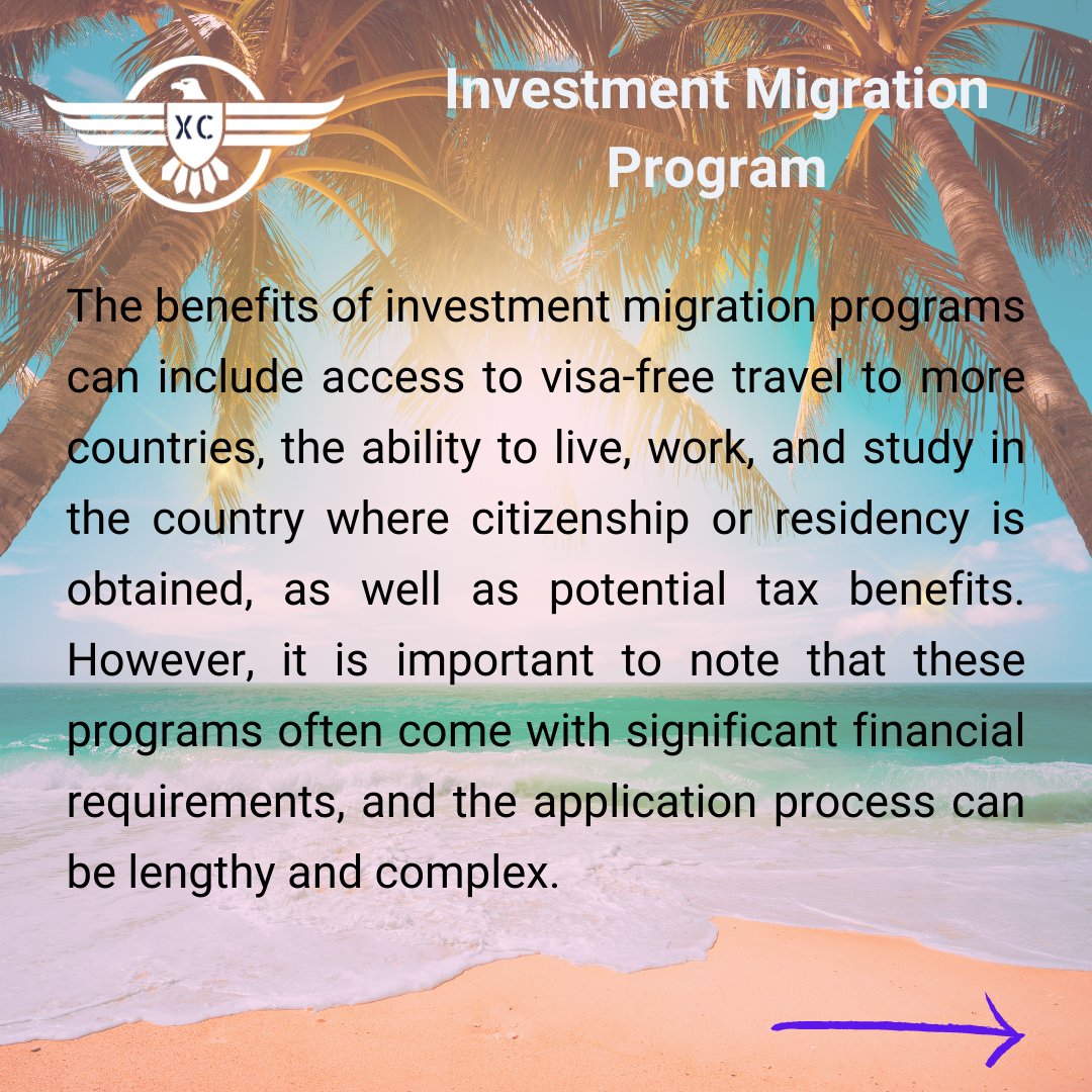 XumitCapital's tweet photo. Investment Migration Program 101
#investmentmigration #goldenvisa #cbi #rbi #eb5 #eb5visa #eb5program https://t.co/RlnM8am6Cw