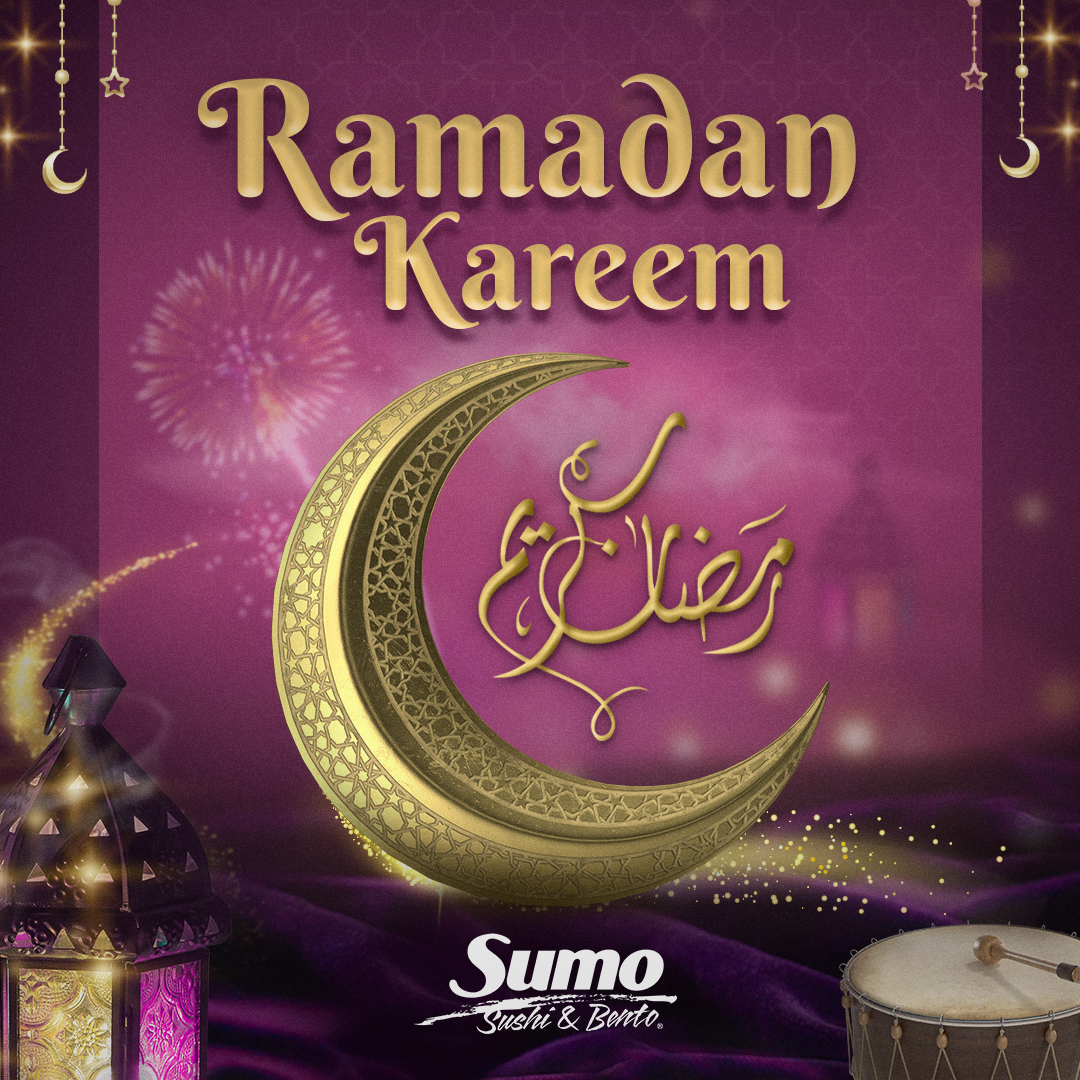 Ramadan Kareem! Sumo Sushi &amp; Bento wishes you and your loved ones a blissful and blessed Ramadan.

#sumosushibento #ramadan2023 #holymonth #ramadankareem #ramadandubai #ieatsumo #uaeunited