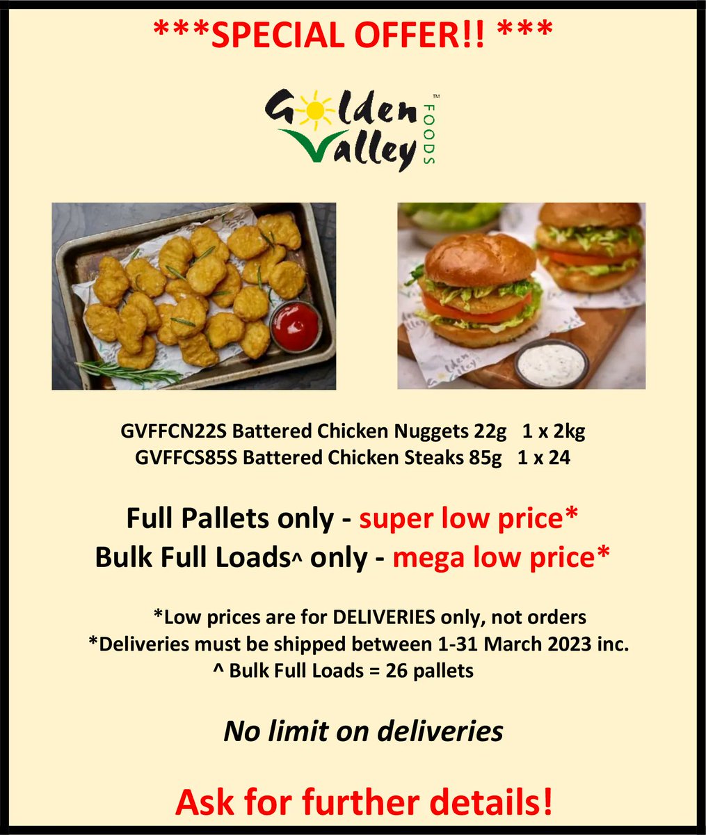 Golden Valley Foods 🍗 tweet media