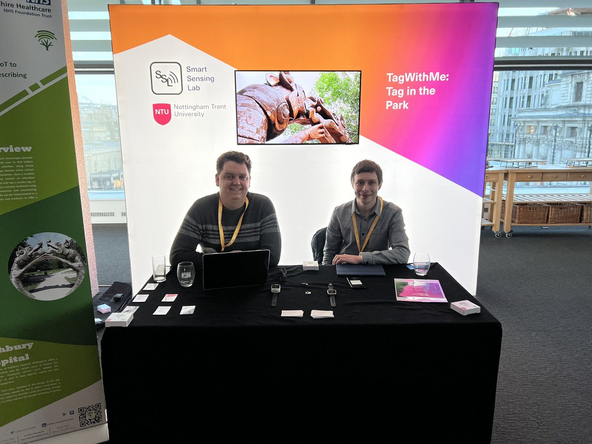 Looking forward to our second day demonstrating Tag in the Park at #AIUK Come and try our virtual treasure hunt in the Britten area
