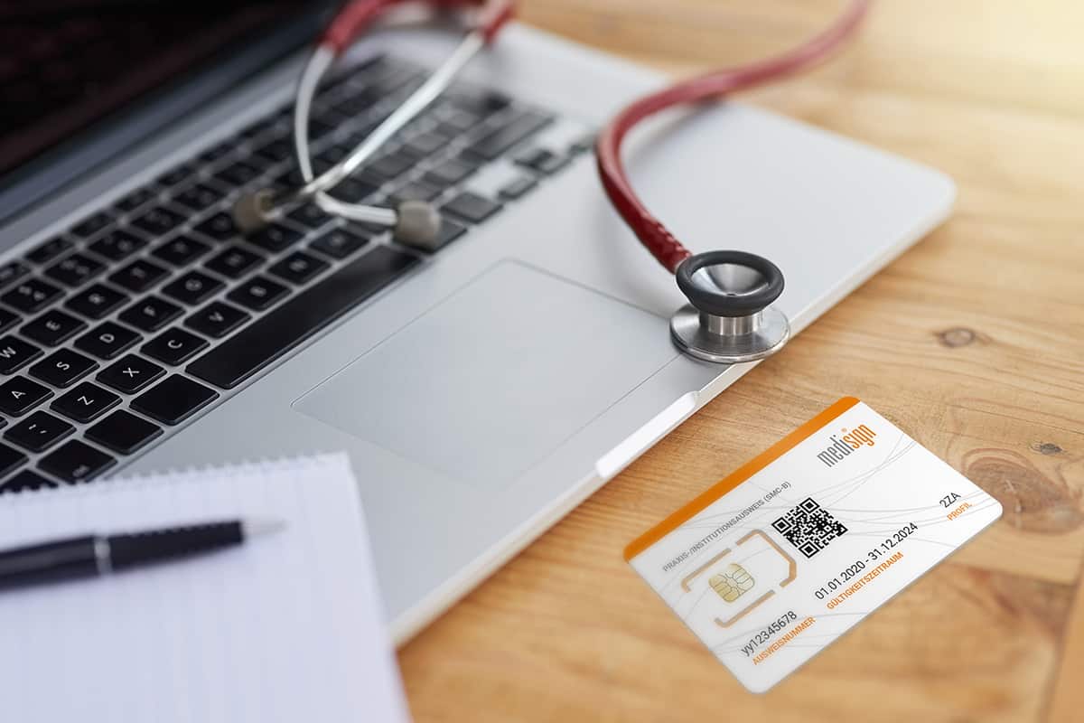 Wichtiger Hinweis für die Bestellung von Praxis- und Institutionsausweisen (SMC-B): Gemäß Vorgabe der <a href="/gematik1/">gematik</a> ist ab dem 1. April eine persönliche Identifizierung der Antragsteller:innen erforderlich - auch bei Folgekarten. Mehr erfahren: medisign.de/blog/ab-april-…