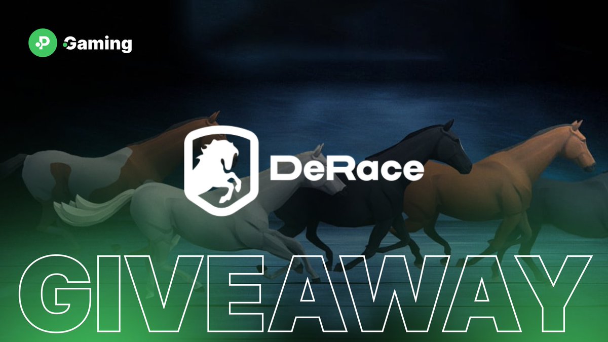 Ready to hit the hippodromes?🏇

We're giving away 10 DeRace game bundles: 1 #NFT horse &amp; 50 $DERC for each winner🏆

✅ Follow us &amp; <a href="/DeRaceNFT/">zkRace</a>
✅ RT, like &amp; tell us why you should win
✅ Create account on derace.com
✅ Favorite the game: polkastarter.gg/derace/