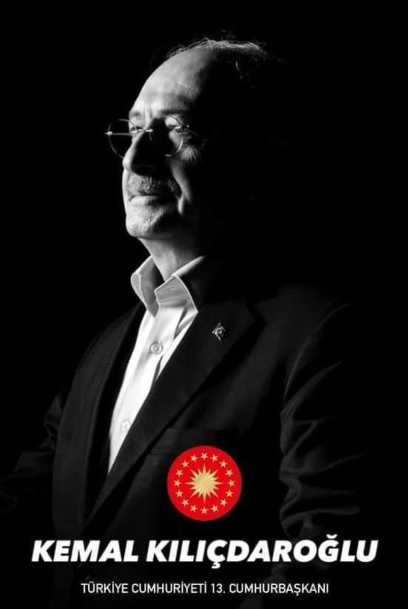 13. Cumhurbaşkanı Kemal Kılıçdaroğlu'nu yapacağız diyenler

-Retweet 
-Fav
-Yorum

Yapın da sayımız belli olsun

#BenimOyumKEMALe
