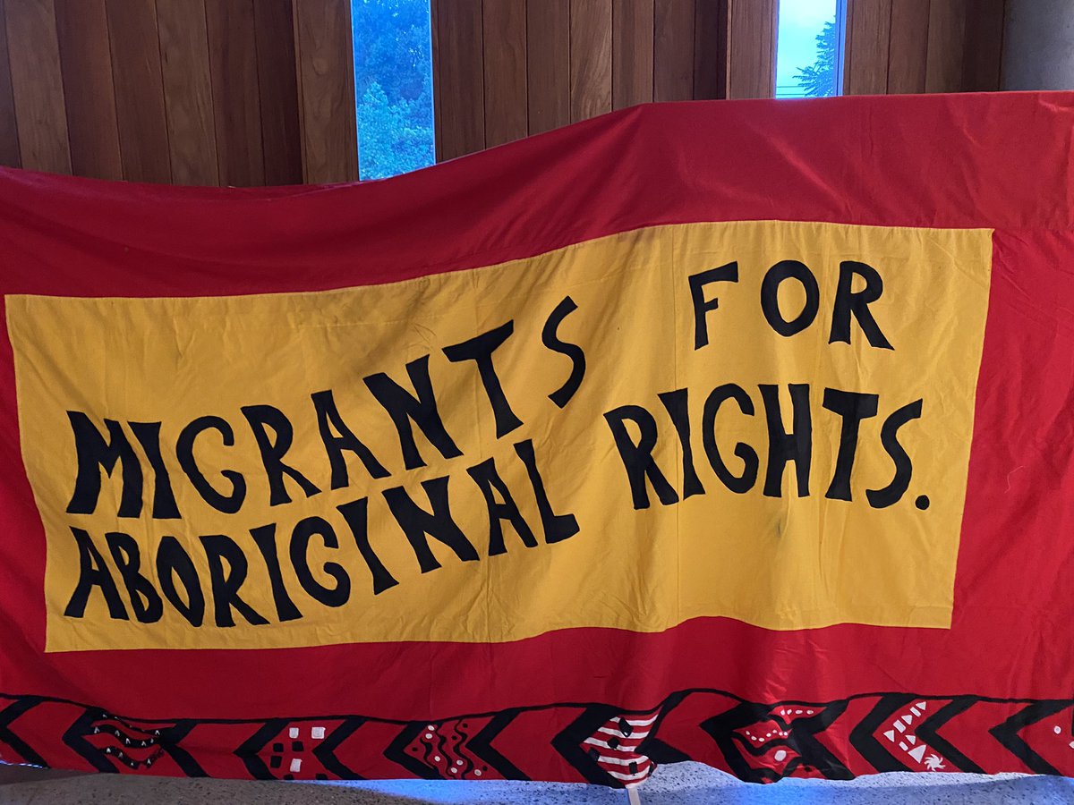 ChiefDisrupter's tweet photo. At an event tonight in Marrickville #MigrantsforAboriginalRights by #FILEF so great to see the Italian community raise awareness of #TheVoice2023 #AboriginalRights https://t.co/HqY1udqhFf
