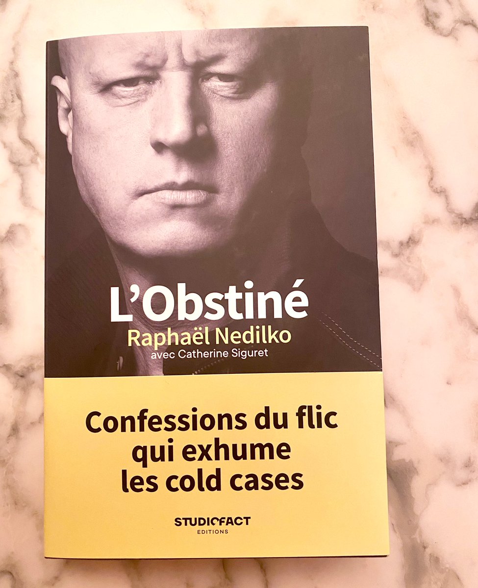clarissecohen's tweet photo. Raphaël Nedilko, l’homme des cold cases, auteur de l’obstiné qui paraît aujourd’hui chez @StudioFactOff est l’invité de @Sonia_Devillers sur @franceinter ce matin à 9h10. https://t.co/XvW4mGfCIH