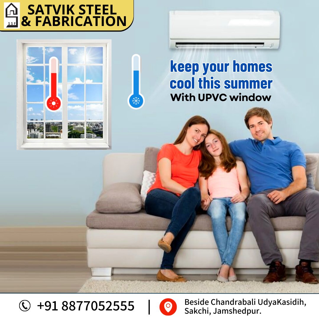 SatvikSteel's tweet photo. Not just for summer, UPVC windows for home are an all-year-round solution for maintaining optimal interior temperatures.
#upvcwindowsanddoors #upvcwindowprofile #UPVCwindows #UPVCdoors #upvcwindowdesign #upvcmanufacturer #kitchenwindows #lowmantanance #upvcbenifits https://t.co/Lg9LDZ7vRT