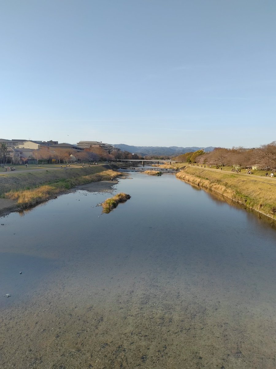 今日の京都は25℃…

汗ばむ一日になりました♪

鴨川の河原もずいぶん人で賑わってますよ~☺

#水曜お疲れ様でした
#桜がちょびっと咲いてるよ