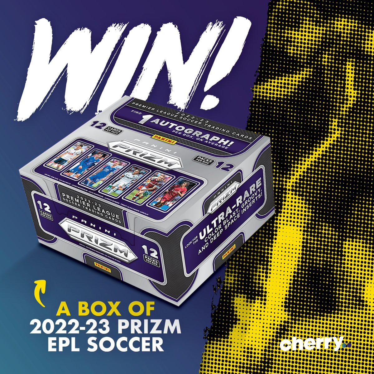 Giveaway! Win a box of brand new <a href="/PaniniAmerica/">Panini America</a> EPL Prizm! Just RT this post and comment who will win the Premier League ⚽️ make sure you're following Cherry on twitter too 🍒 

#thehobby Winner drawn Monday 27th March
