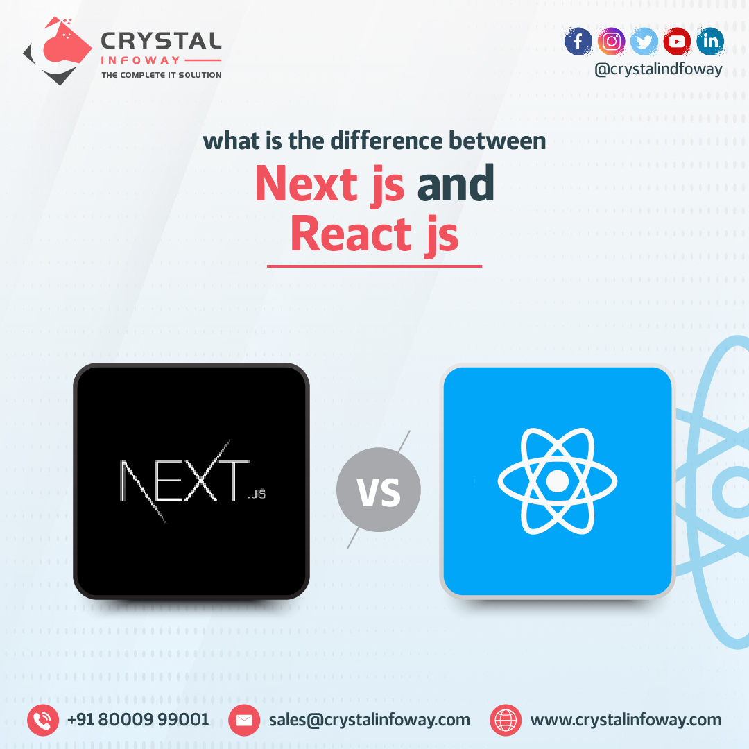 crystalinfoway's tweet image. Difference Between Next JS & React JS
Read More:
crystalinfoway.com
#reactnative #reactnativedevelopers #native #nativescript #java #mobileapp #developer #javascript #trending #topic #student #mca #intership #job 
crystalinfoway.com/blogs/view/wha…