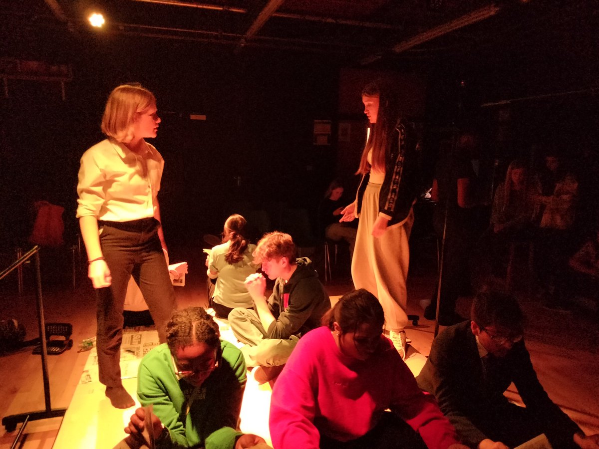 HeartofHatton's tweet photo. Hatton Youth Theatre did an excellent first performance of our version of @NTCONNECTIONS piece 'Old Times' by Molly Taylor. Limited tickets available for Thursday and Friday from Pay360. Don't Miss Out. #Inspire #Creativity #Confidence https://t.co/nrOfbrayNe