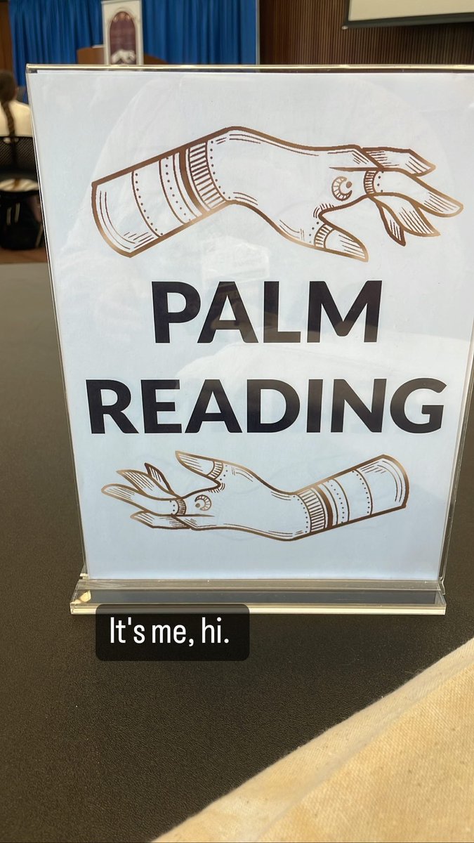 RachelIsaThomas's tweet photo. I loved being with my friends today at the @KanSPRA conference and regret I took no pictures besides my beautiful sign😢. Thanks for joining me for our conversation about compelling data visualizations for your district &amp; lunch time palm reading ✨ https://t.co/96LGheTIu2