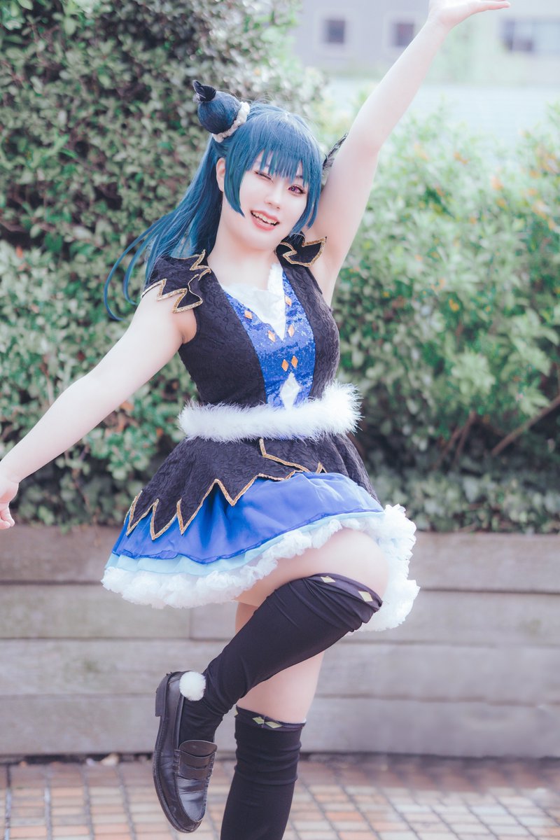 Cosplay 0402 Ua! 💙🩵WBNW 衣装 津島善子ちゃん 💙🩵 投げ出したい時