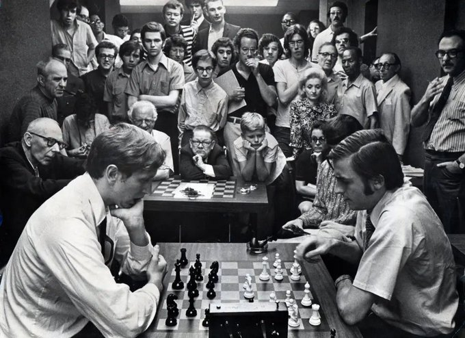 NetflixTheQG's tweet photo. Is Bobby Fischer the Beth Harmon of chess, after all is said and done? https://t.co/EQXuqYqCGn