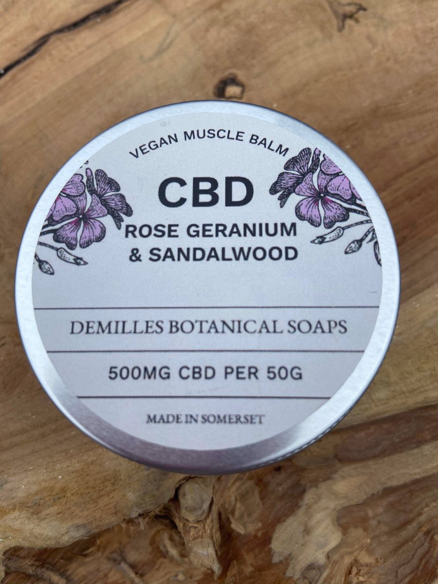 DemilleSoaps's tweet photo. Not just any old cbd balm..#demillesbotanicalsoap #vegan #Muscle balm is made with organic oils, no colours, no nasties, 500mg of cbd in every 50g sustainable tin. Try us out, you will never look back https://t.co/4jj4GfCUuH https://t.co/Li8nuDGGTZ