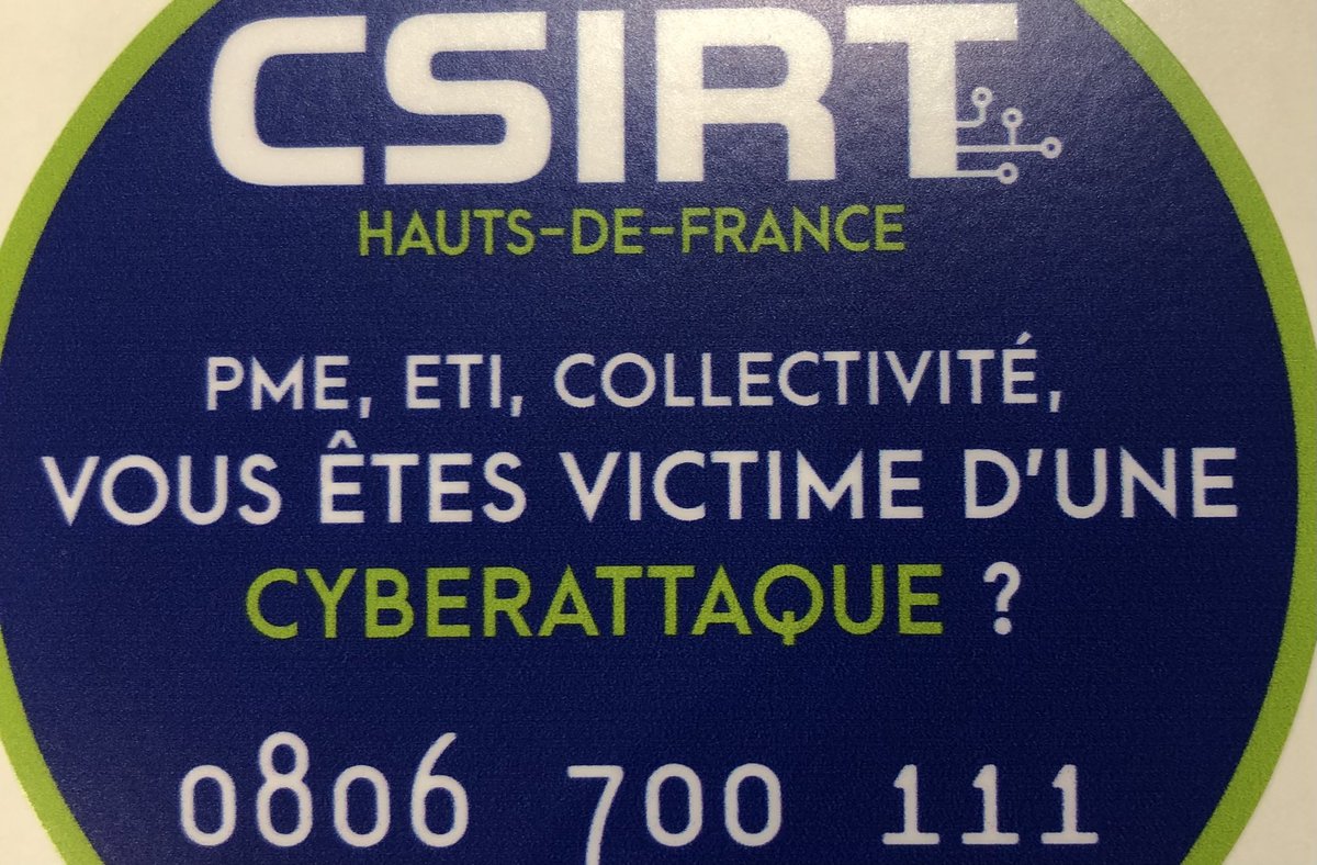 🚨Avis à toutes les collectivités : numéro Cyber qui doit trôner sur vos bureaux ! 
La question n’est pas de savoir si vous serez attaqué, mais quand. 
Dans ces cas là, le « coup de fil a un ami qui s’y connaît » est souvent décisif pour bien réagir.
Un service <a href="/IOTcluster/">CITC-EuraRFID</a>