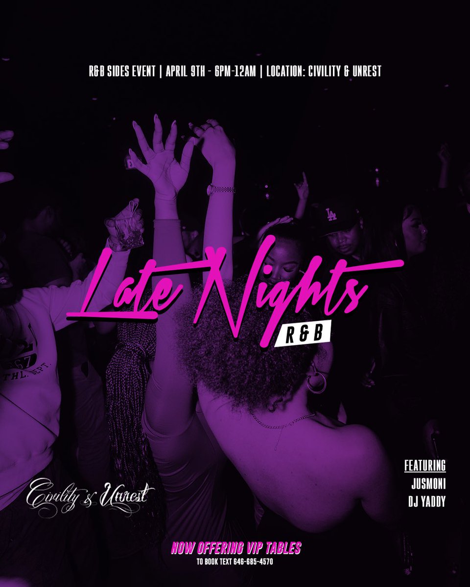Late Nights R&amp;B is back and better than ever! Yes, the best R&amp;B event in Seattle has improved. 

Come fall in love or sing your heart out… or both. 

More Info + 🎟️ - eventbrite.com/e/late-nights-…