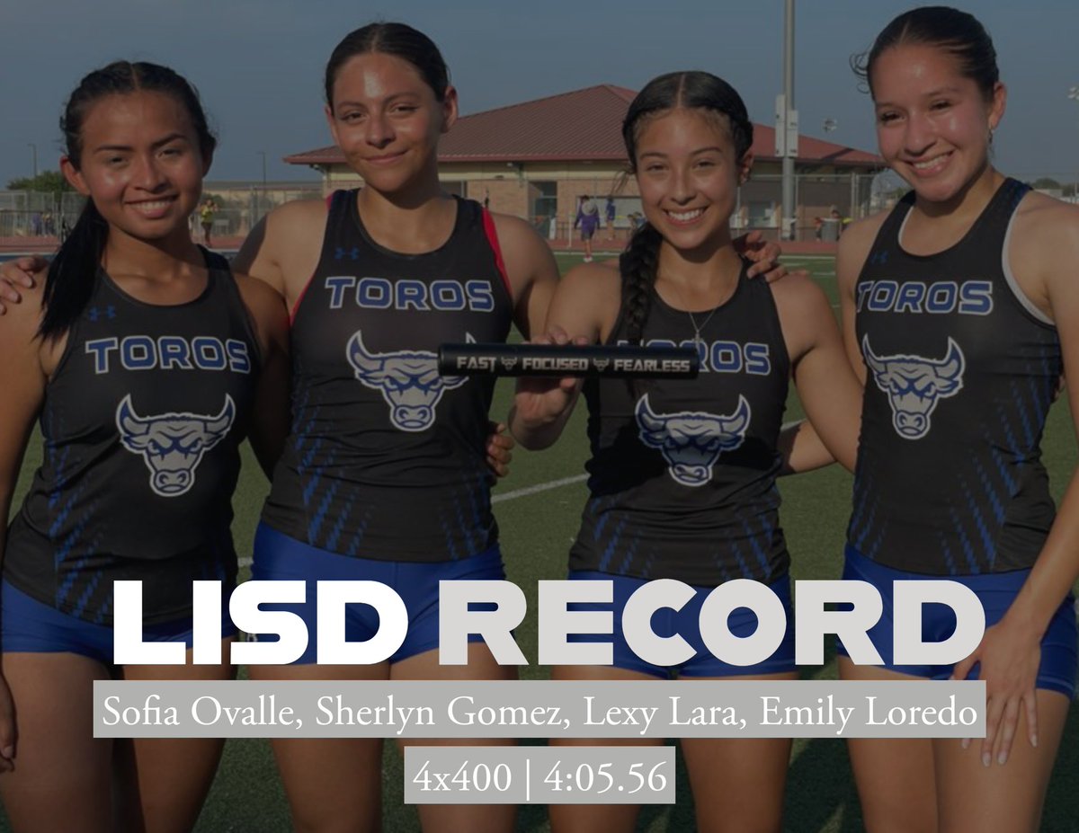 Fast_Fearless's tweet photo. Over the past 2 years these girls have broken many LISD Records.

@Emily24Loredo has put her name on FIVE of these records. https://t.co/0BC4cJM2TP