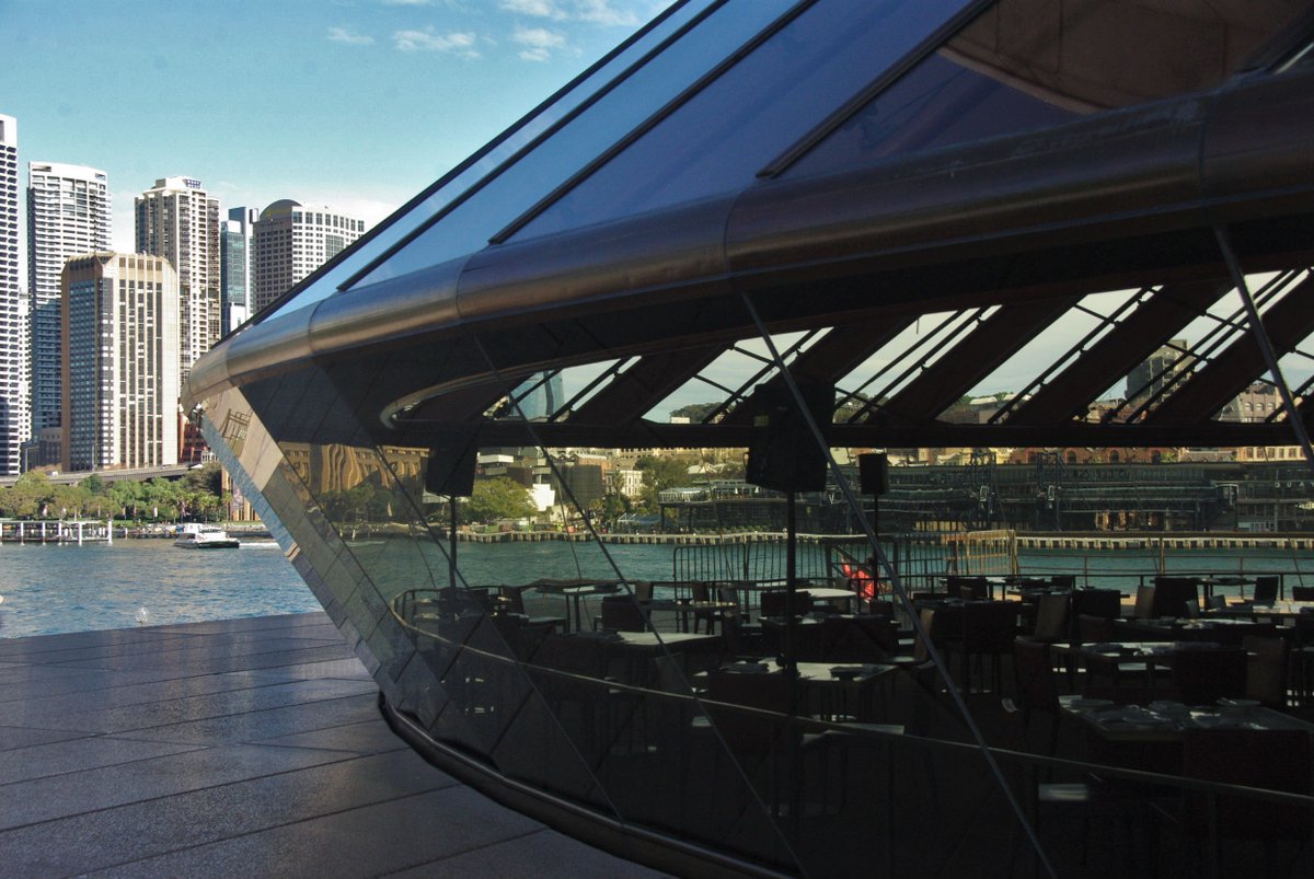 #FromTheArchives the Bennelong Restaurant at the #SydneyOperaHouse with an outlook across the waters of #SydneyCove #Sydney #NSW #NewSouthWales #Australia #Travel #TravelOz #Foodie