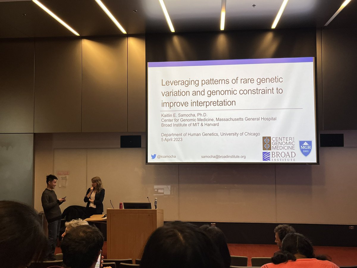 Thank you <a href="/ksamocha/">Kaitlin Samocha</a> for your fantastic talk today!!
