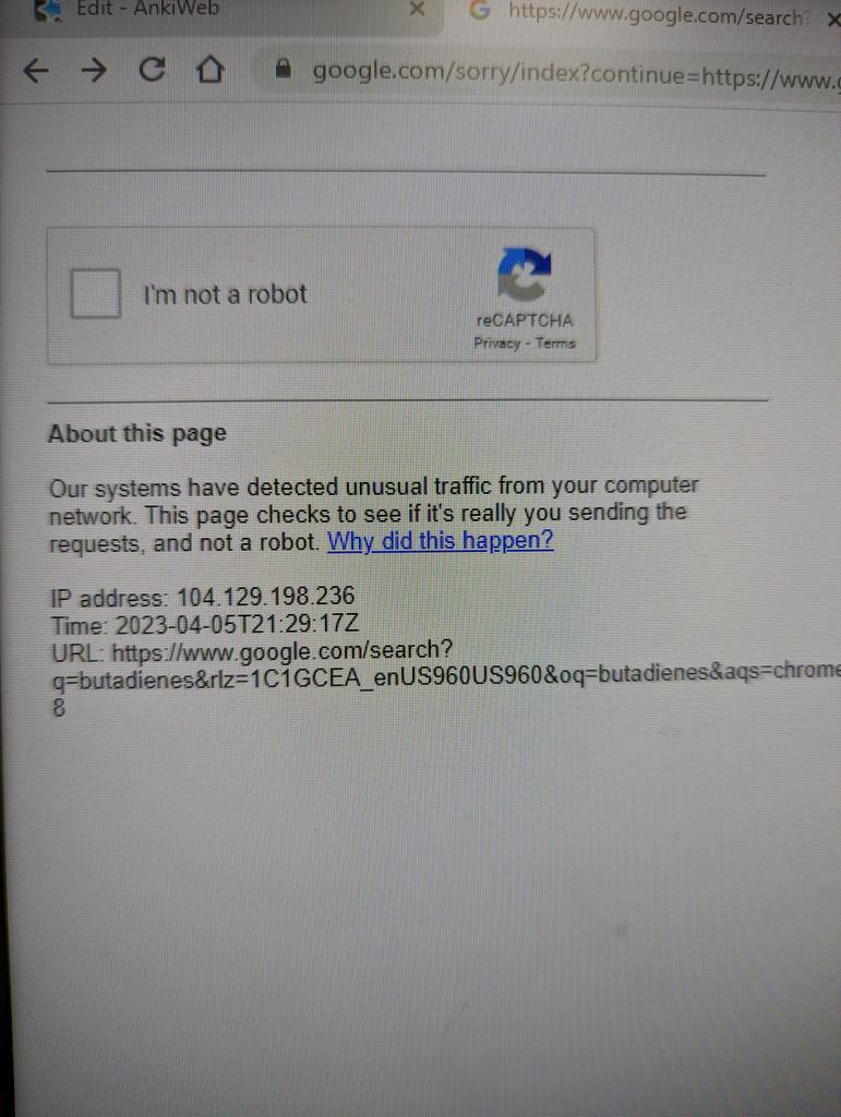Google finds my work related internet searches concerning