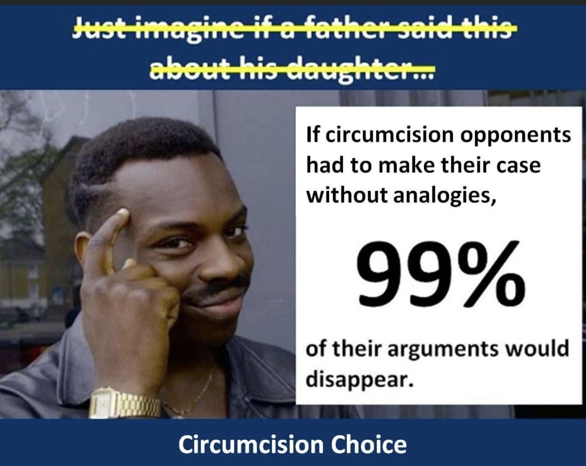 AndrewG24635245's tweet image. #Intactivists try to divert attention with their silly #analogies because they can’t refute the #facts about #circumcision.