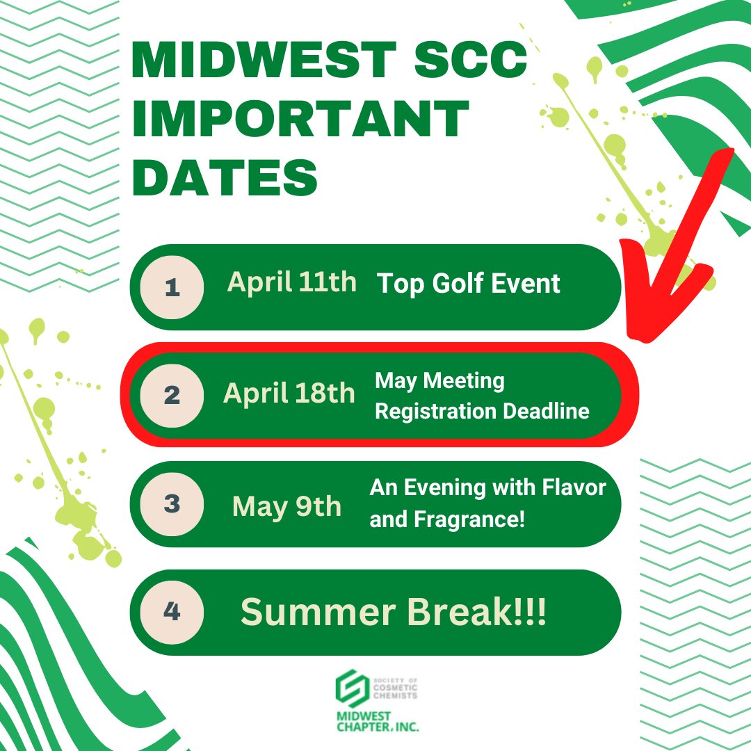 MidwestSCC's tweet photo. Attention MWSCC members! Registration is open for the last meeting of the season and this one will be a blast. Join us for an "An Evening with Flavor and Fragrance!" with Flavorchem Corporation and Orchidia Fragrances.

Register here ->https://t.co/KGgnC3AnYo https://t.co/ihg39Ka5pw