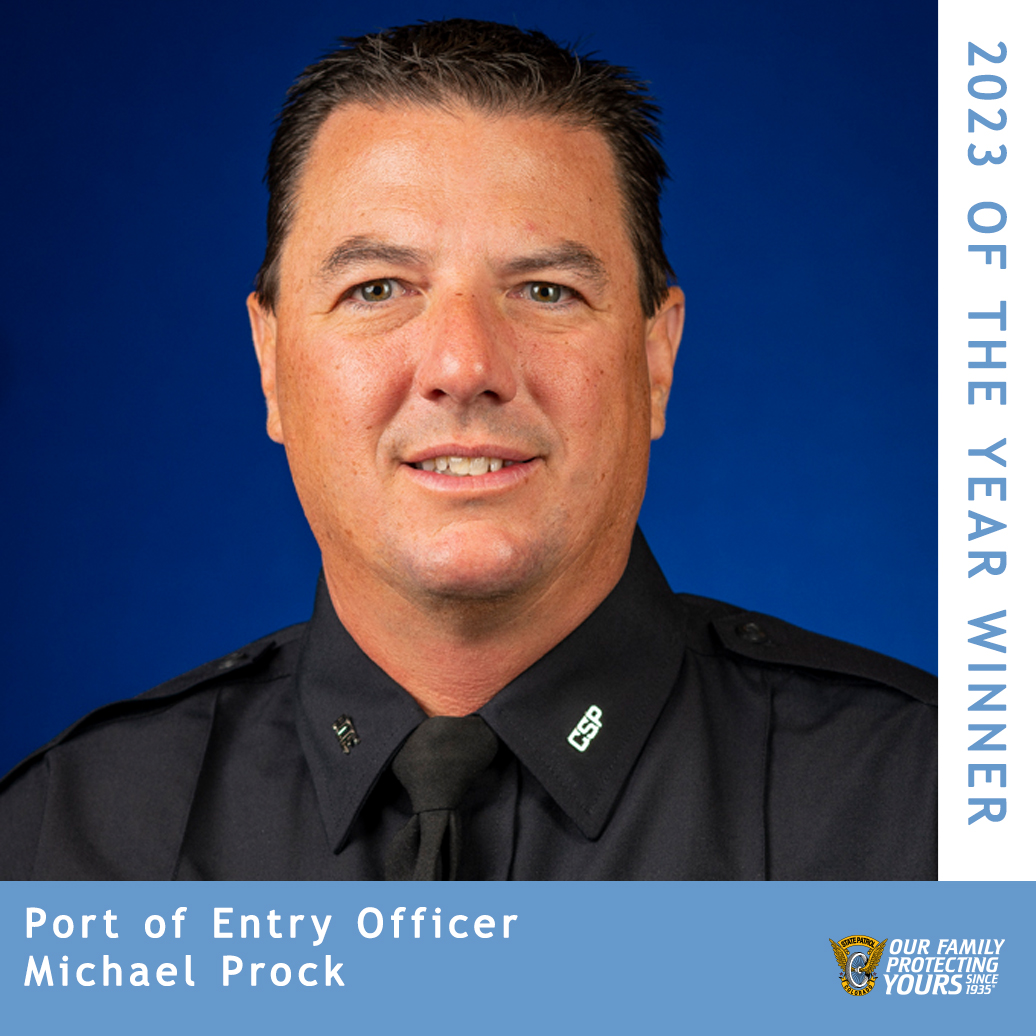 CSP_News's tweet image. POE Officer Prock is a respected leader always willing to assist with any task while treating others with honor and courtesy. Congratulations!