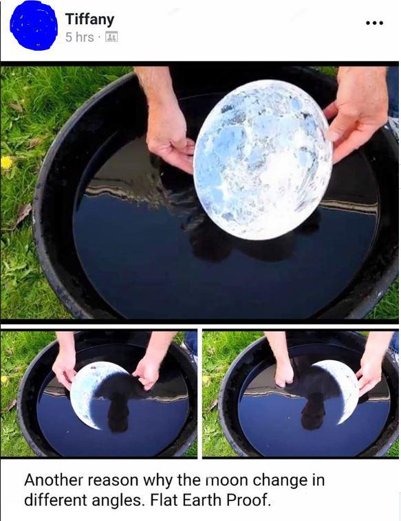 FBScienceSub's tweet photo. From the archives.
Moon phases are just like dipping a bowl in black paint.
#FlatearthFail #cosmologyFail https://t.co/hPogadIZXL