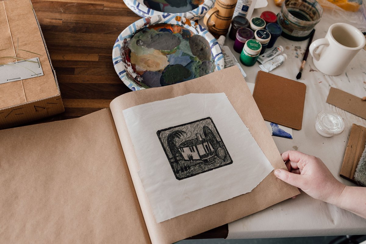 Learn more about <a href="/JamesCastleHse/">James Castle House</a>'s Spring Resident, Maria Michurina, in this month’s installment of Creators, Makers, &amp; Doers! 

Read the interview at bit.ly/3KBzf2o