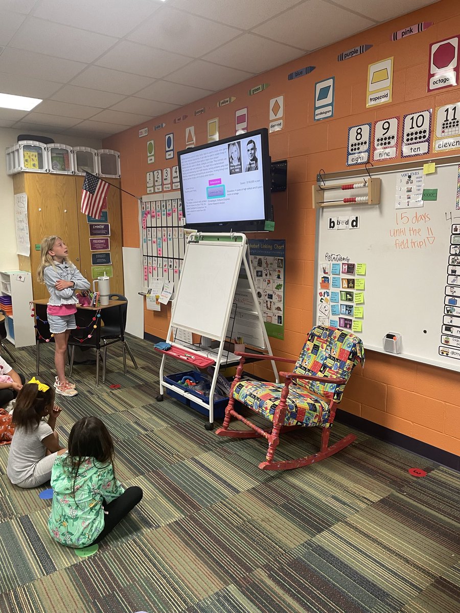 We loved having 4th grade present about careers today! #ccecareerday