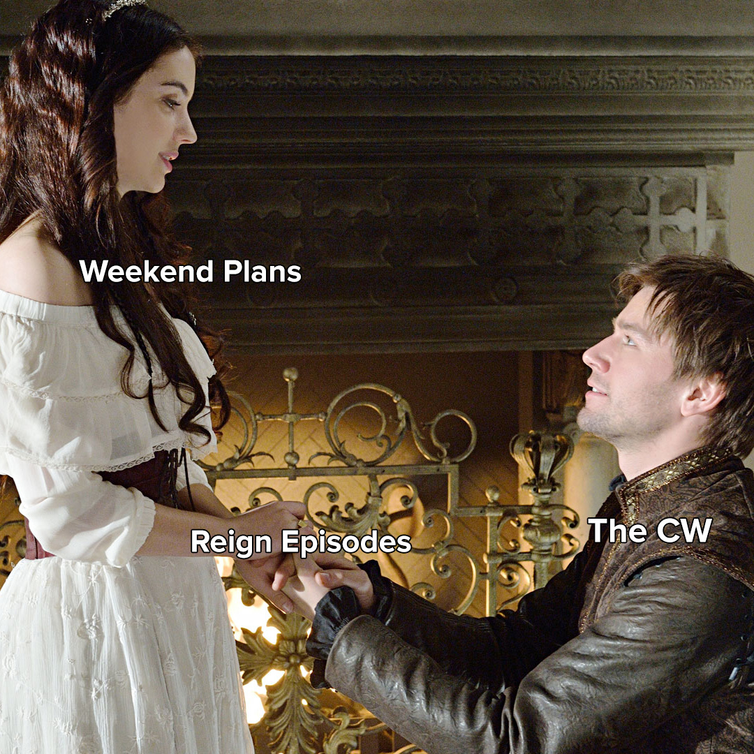 *Puts phone on do not disturb mode* #Reign is streaming free on The CW.