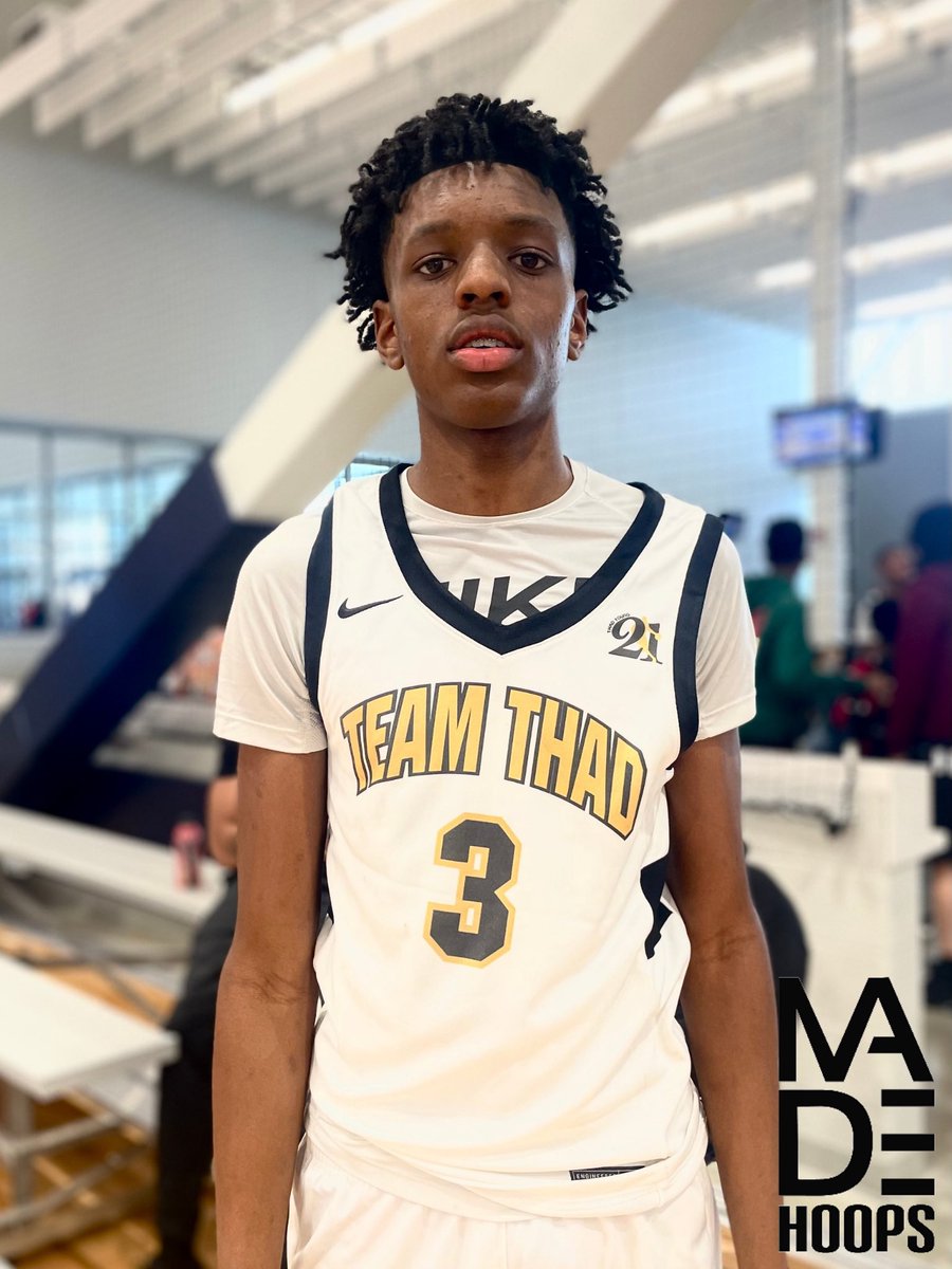 Grady Majors (@gradymajors) on Twitter photo MADEHoops The Warmup Weapon🔥
2027 6’3 Antonio McGaughey
📝 Versatile & athletic guard who never fails to get to the rim & finish. Serious flight risk who can slam it down out of nowhere. Agility that can shake off any defender.
<a href="/TeamThadNation/">Team Thad Nation</a> <a href="/madehoops/">MADE Hoops</a> <a href="/NoonanHoops/">Rob Noonan</a> MADEHoops The Warmup Weapon🔥
2027 6’3 Antonio McGaughey
📝 Versatile & athletic guard who never fails to get to the rim & finish. Serious flight risk who can slam it down out of nowhere. Agility that can shake off any defender.
<a href="/TeamThadNation/">Team Thad Nation</a> <a href="/madehoops/">MADE Hoops</a> <a href="/NoonanHoops/">Rob Noonan</a>