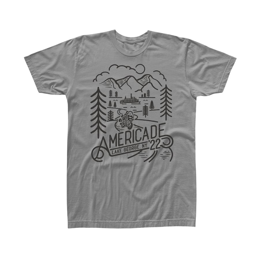 FourNineDesign's tweet image. Here is a T-shirt design we did for the Americade 2022 motorcycle rally. Do you have a t-shirt design in mind, or an event you need merch for? Feel free to contact us, we’d be more than happy to help you with your next project.