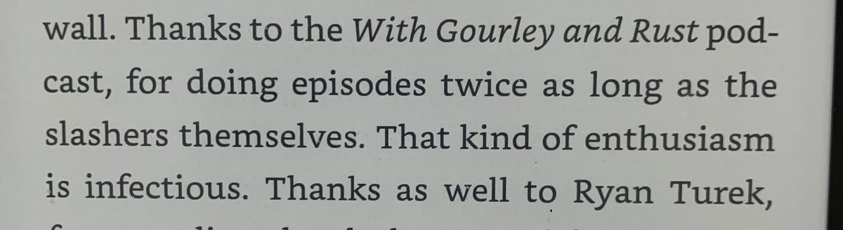 Stephen Graham Jones knows what’s up. If you like @SGJ72’s novels My Heart Is a Chainsaw/Don’t Fear the Reaper or @gourleyandrust, you should check out the other. If you love slashers and haven’t tried either, get on it.