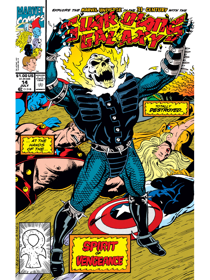 ClassicMarvel_'s tweet photo. Guardians of the Galaxy #14 cover dated July 1991. https://t.co/xBW16yOnCC