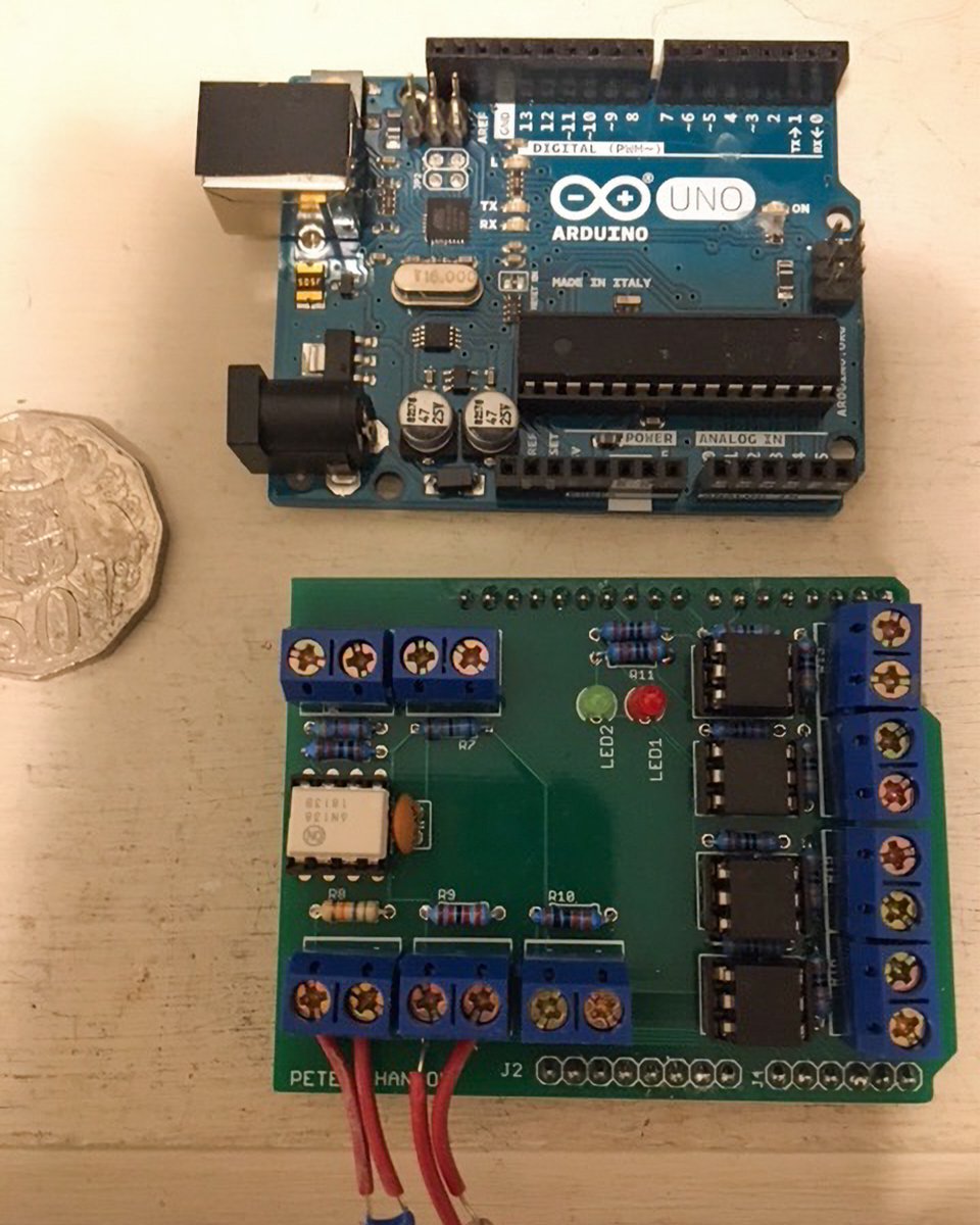 CoreElecAU's tweet image. The Powerplay SSR Control is a cool #customPCB project from Peter. An #ArduinoShield that controls 4 #SolidStateRelays, with additional inputs for adding sensors that can be used to trigger the relays. Read the project guide here: coreelec.io/ol