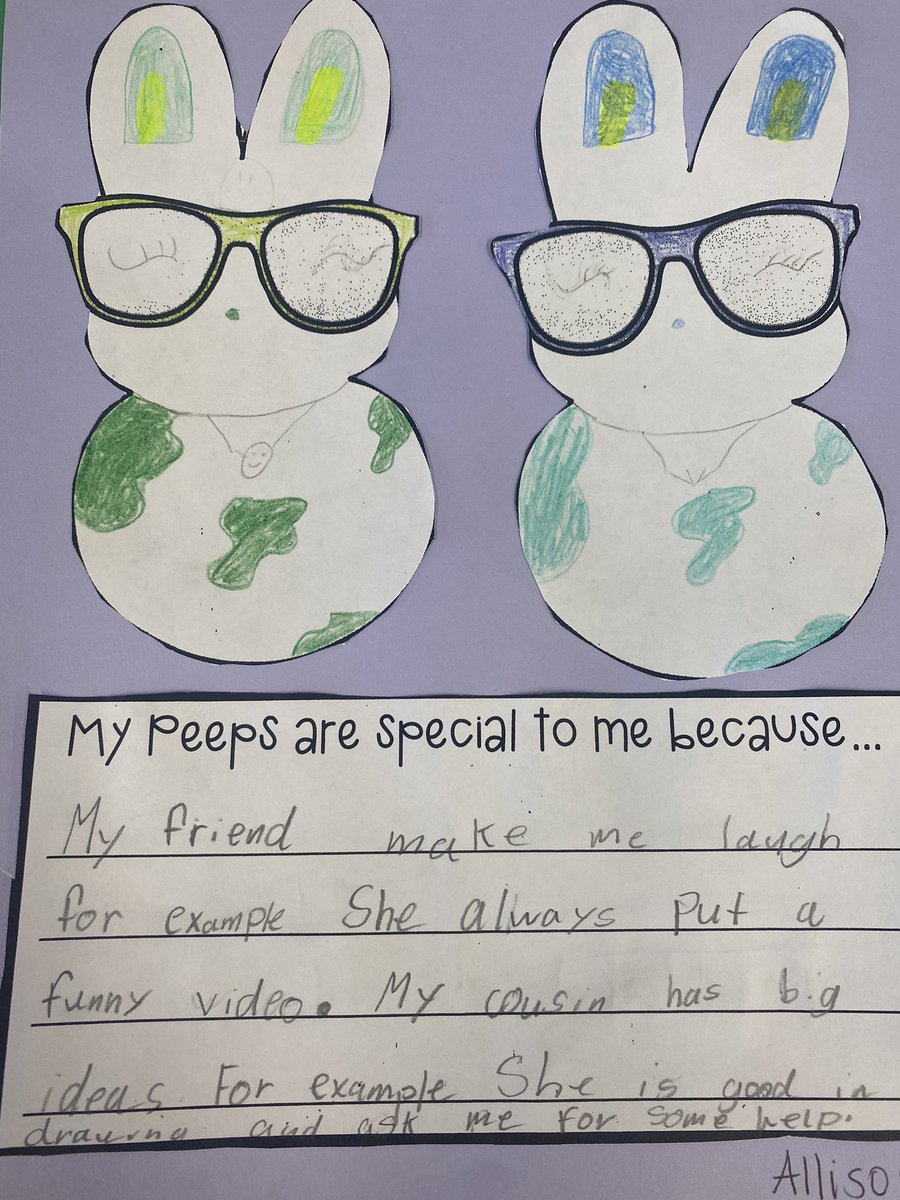 Heading into Spring Break thinking about the special “Peeps” in our lives. 💗<a href="/SEM_Dalers/">SEM Dalers</a>