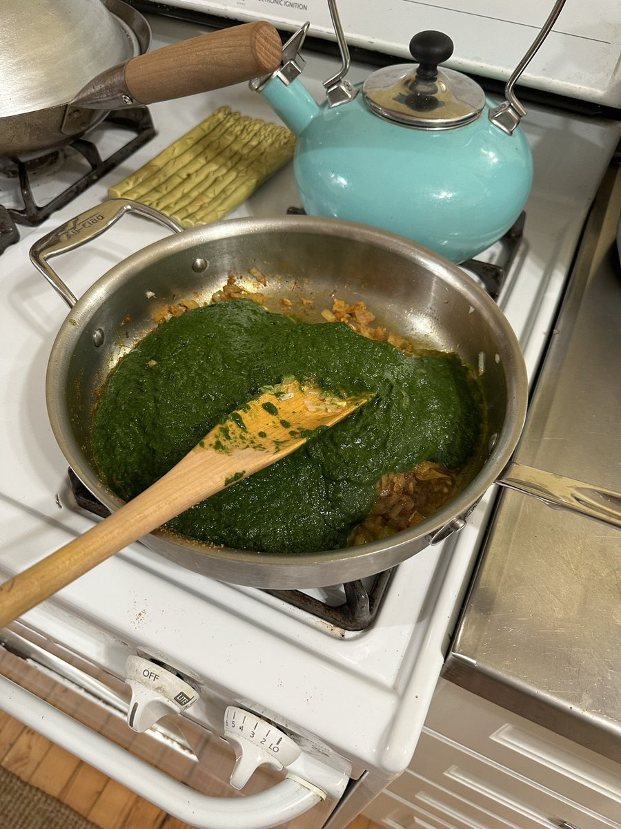 Patrick Skinner on Twitter "Had to use the fresh spinach I bought a