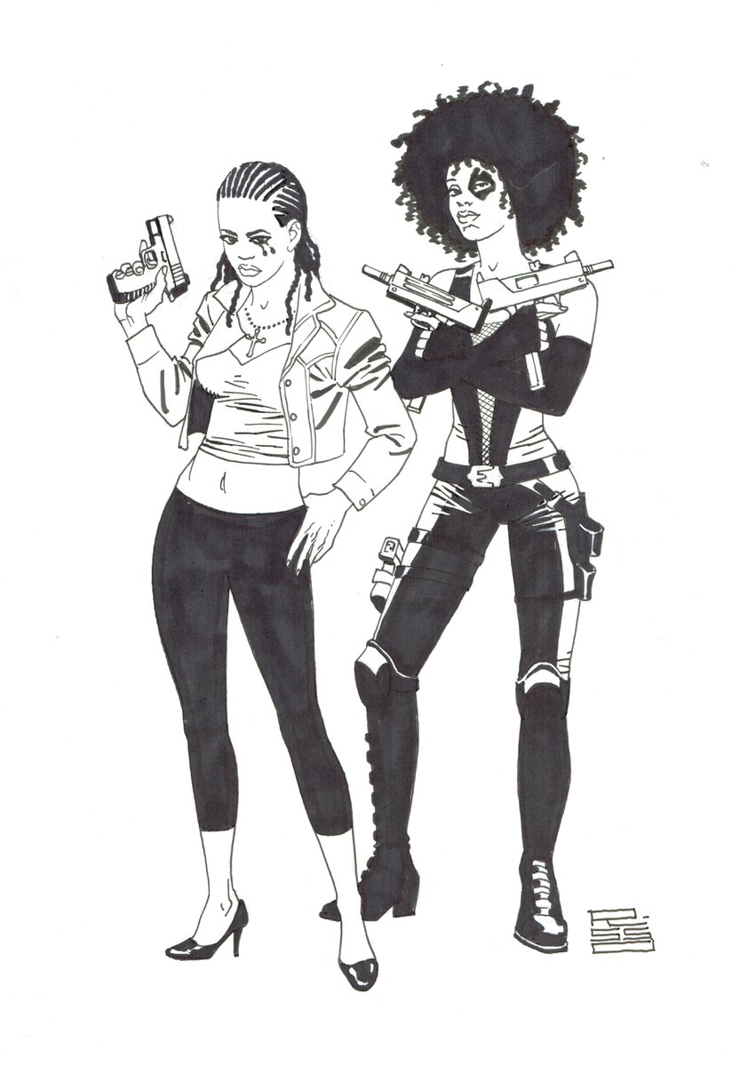 Bad Girls... by EDUARDO RISSO!

#EduardoRisso #100Bullets #100Balas #Domino #xforce #xmen #Crossover #Marvel #dccomics