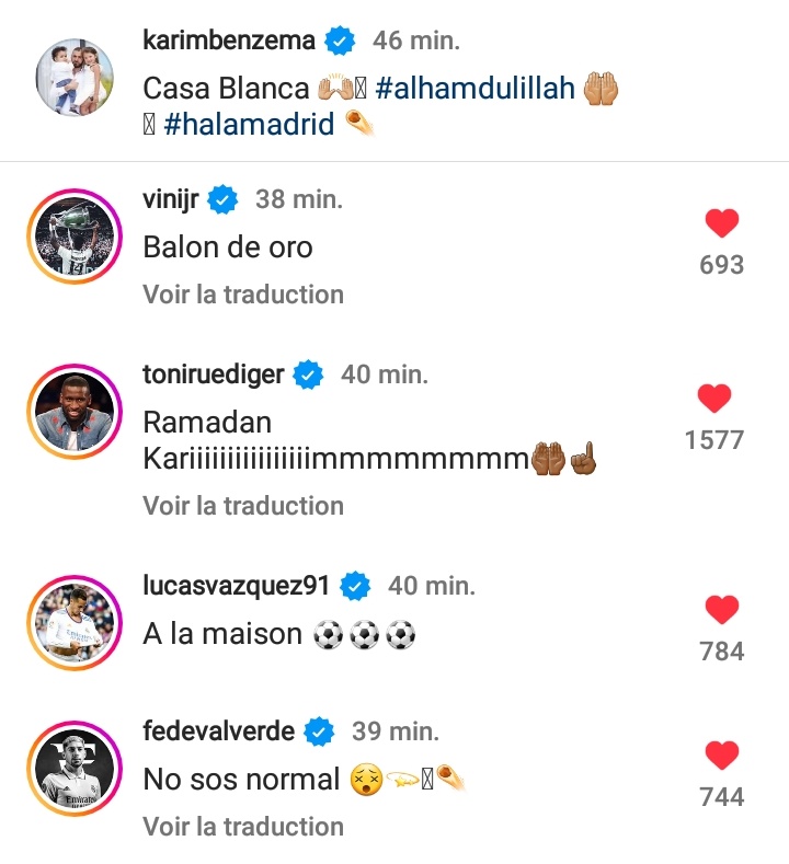 HopeHadjer's tweet image. Vini is joining me me in my propaganda 🙏🙏 #KB2 

Also Karim called it Casa Blanca 😭❤❤❤❤