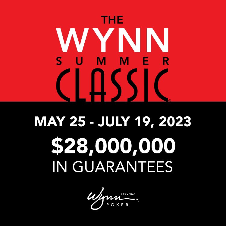Wynn Poker Room on Twitter "Our 2023 Summer Schedule is bigger than ever and features new