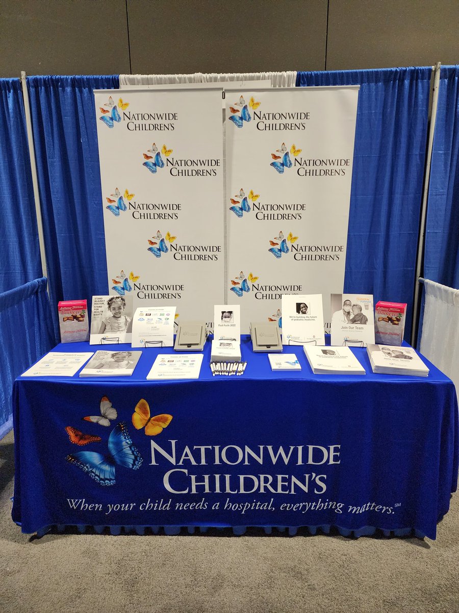 Make sure to stop by Nationwide Children's Hospital's booth at AMEC and learn more about our fantastic program! 🦋 @NCHPedsRes <a href="/SNMA/">Student National Medical Association, Inc (SNMA)</a> #AMEC2023 #BrillienceEmbodied