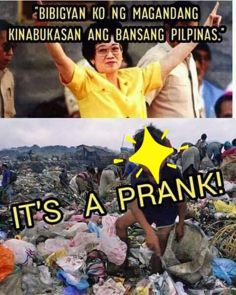 wag kang epal Ka Andy 😂😂😂 talamak yan umpisa umupo ang taaeee..

di mo maloloko ang mga buhay na patunay noong panahon ni FEM kung anong buhay meron ang Pilipinas noon..

yan ang dahilan bakit tagal na bagsak ang Pilipinas nung maupo ang Santa