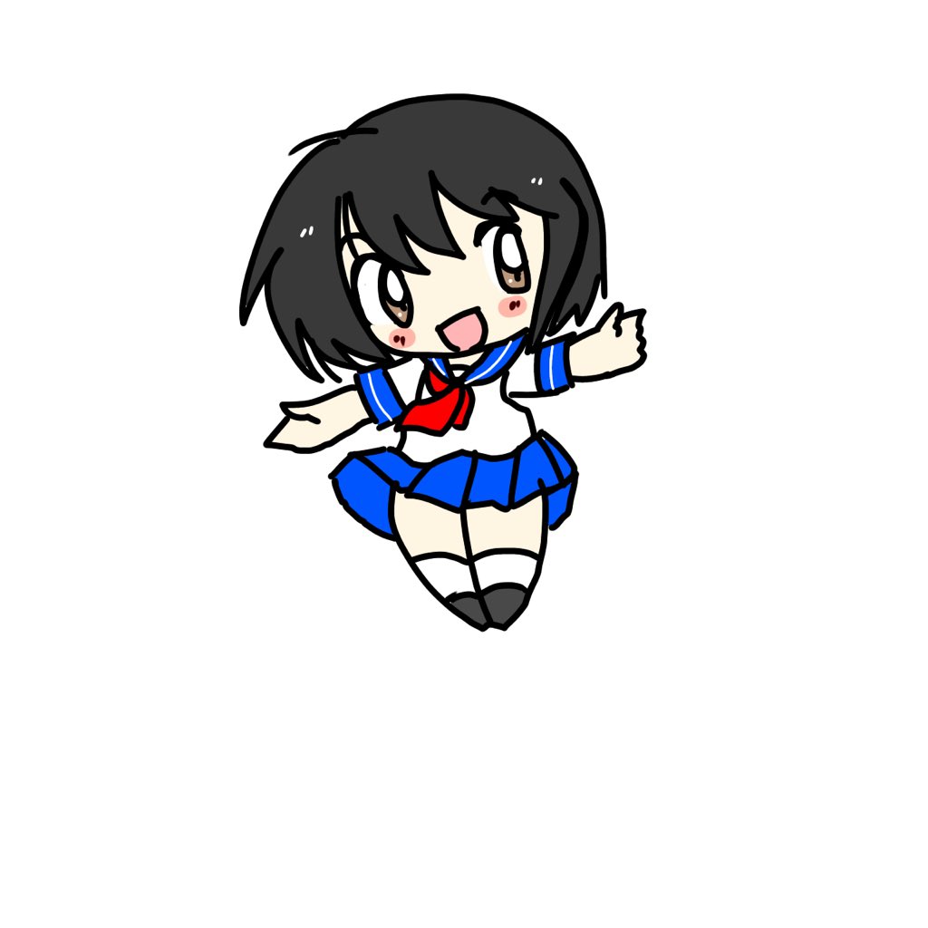 「おはようございます 」|塩粥のイラスト