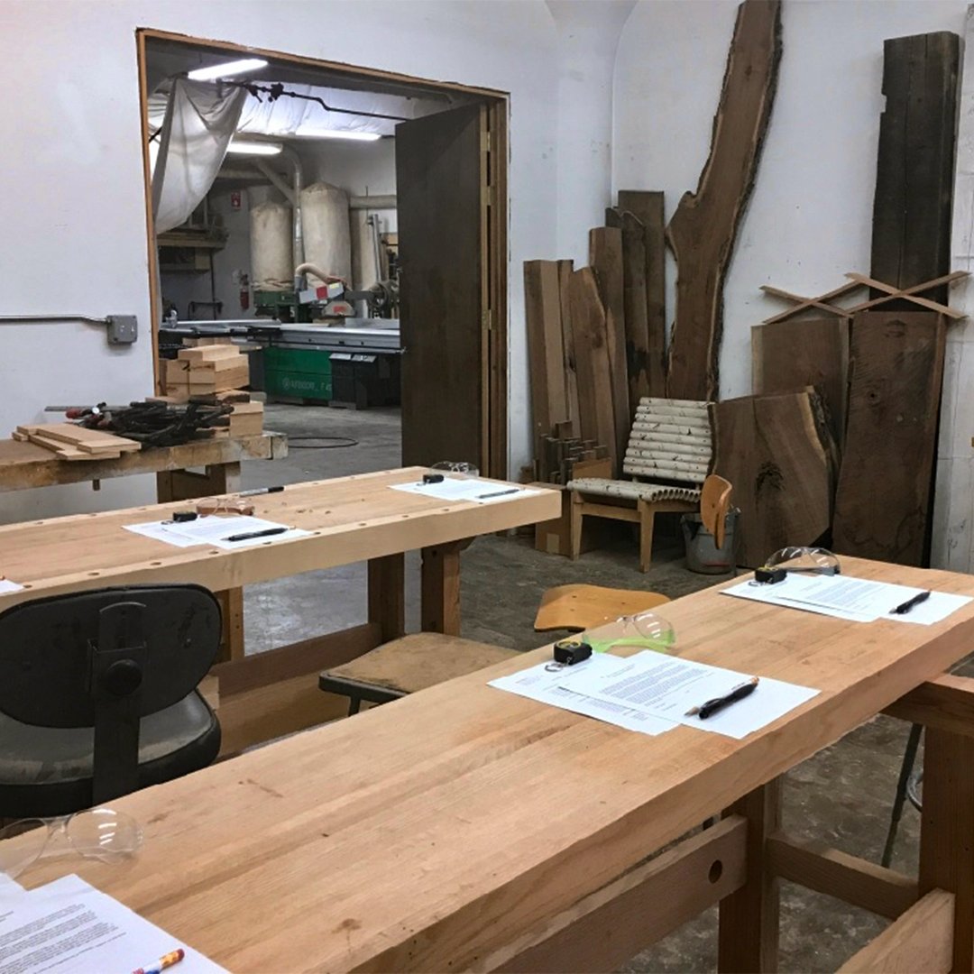 BklynNavyYard's tweet photo. Find it #OntheYard: Learn the basics of woodworking and try your hand at furniture design at @bienhechoacademy’s “Intro to Woodworking” course!
No prior experience is needed, and all materials are included in your course fee.
Click here for availability: https://t.co/xSplerVKm2 https://t.co/CJbpiFL5gs