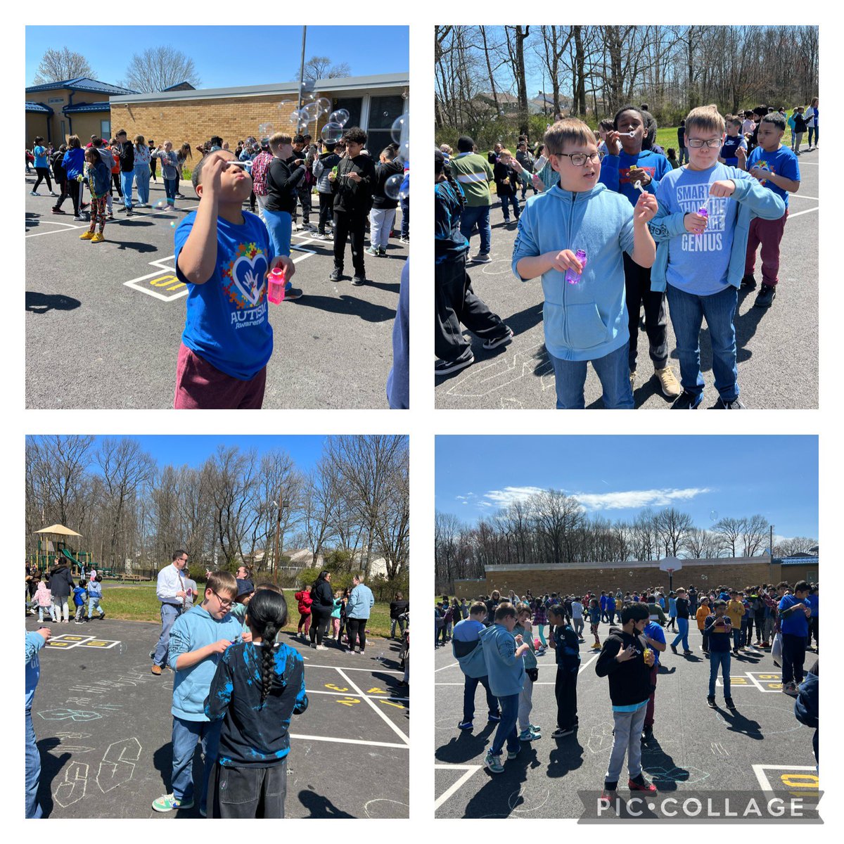 mrswoods22's tweet image. Beautiful Monday to blow bubbles for Autism Acceptance Month!🌈♾️ @LC22Connelly #22Tigers @WdbgSchools #WTSD_DEI