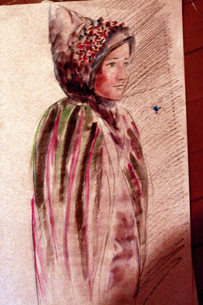 SoulJourneys3's tweet photo. #art #watercolor #watercolour #artwork #girl #painting #drawing #traditionalart #scarf #traditionalgirl #drawingoftheday #sketching #sketchingdaily https://t.co/afDw4eB3Ii