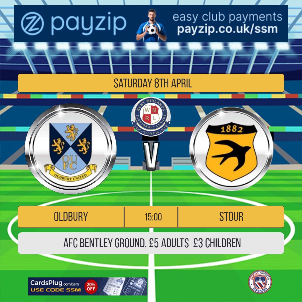 Get down to support the boys in Blue. 3pm kick off and their first game in 2 weeks. Stourport are a top team and the boys need all the support we can get for this. #UTO #OUFC